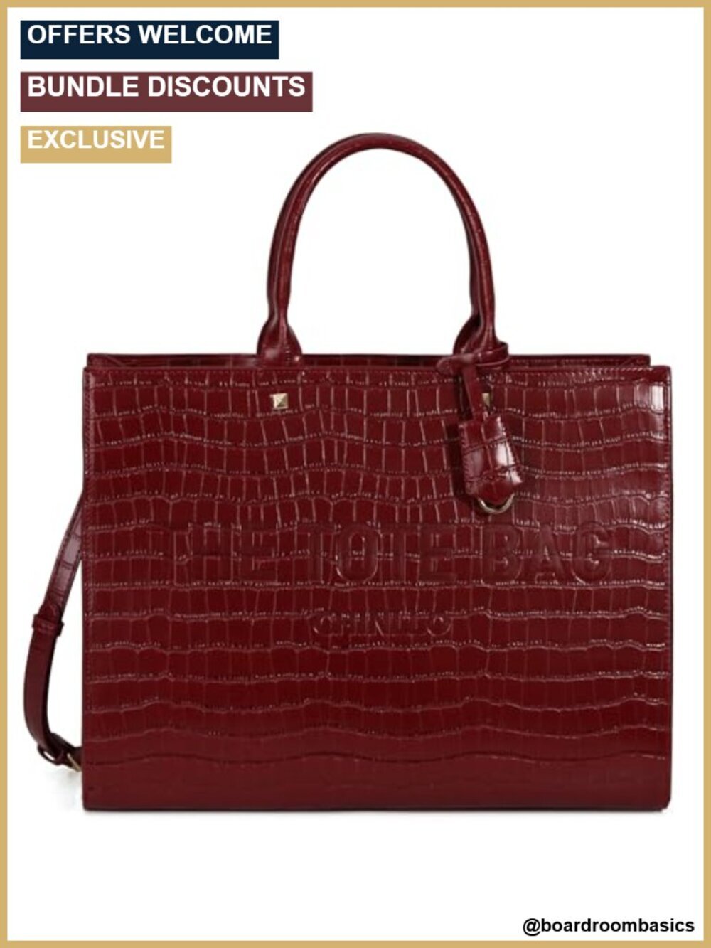 Faux Leather Laptop Tote Bag Satchel Handbag with Shoulder Strap